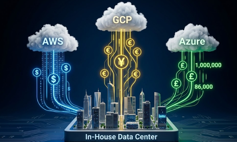 Financial technology and data analytics visualization